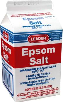 Epsom salts for constipation
