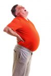 man with lower back pain