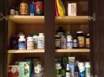 Jesse's Supplement Cabinet